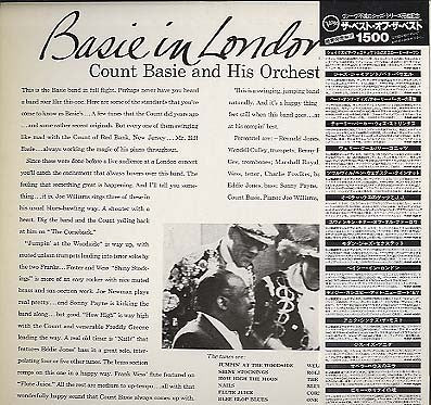 Count Basie Orchestra - Basie In London (LP, Album, Mono, RE)