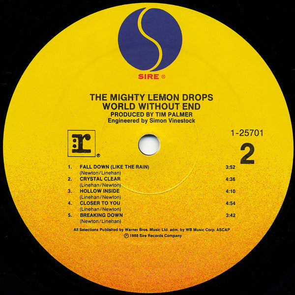 The Mighty Lemon Drops - World Without End (LP, Album)