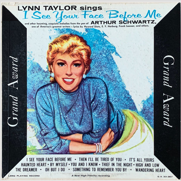 Lynn Taylor* - I See Your Face Before Me (LP, Album, Mono)