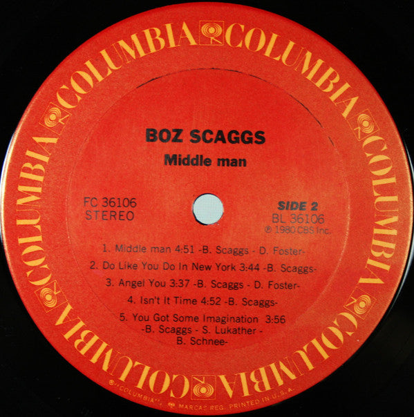 Boz Scaggs - Middle Man (LP, Album)