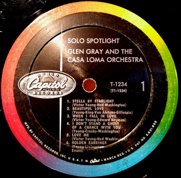 Glen Gray & The Casa Loma Orchestra - Solo Spotlight(LP, Album, Mono)