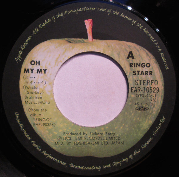 Ringo Starr - Oh My My (7"", Single)