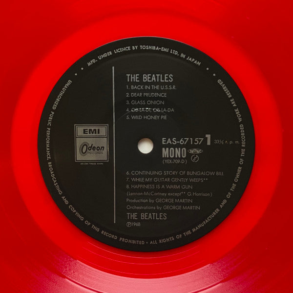The Beatles - The Beatles (2xLP, Album, Mono, Ltd, RE, RP, Red)