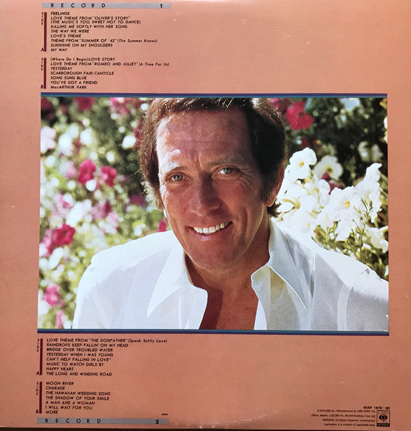 Andy Williams - Andy Williams (2xLP, Comp, Mono)