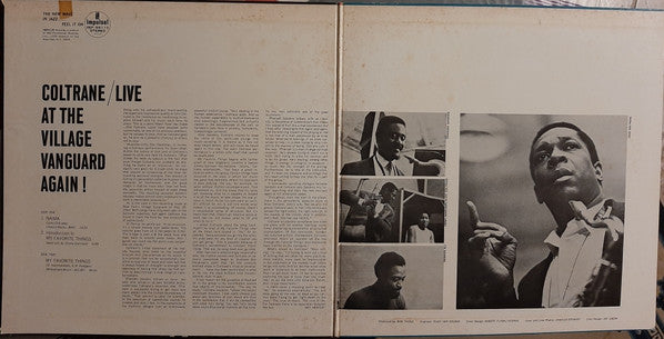 John Coltrane - Live At The Village Vanguard Again! (LP, Album, RE)