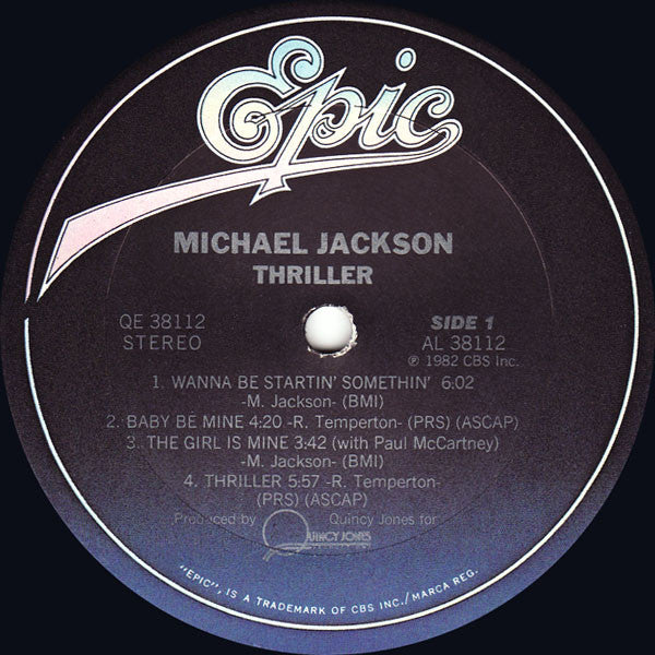 Michael Jackson - Thriller (LP, Album, Pit)