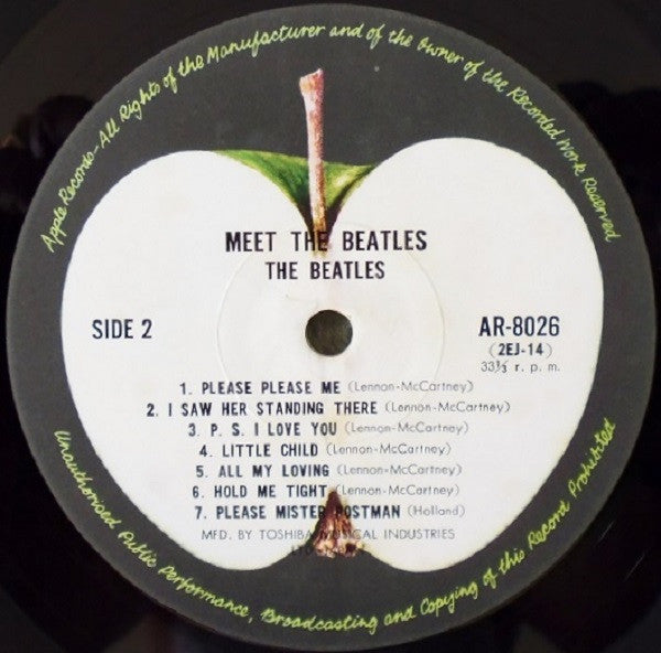 The Beatles - Meet The Beatles! (LP, Album, Mono, RE)