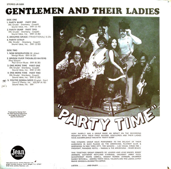 Gentlemen And Their Ladies* - Party Time (LP, Album, Ter)