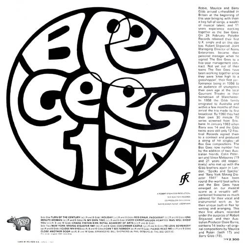 Bee Gees - Bee Gees' 1st = ザ・ビー・ジーズ・ファース(LP, Album, RE)