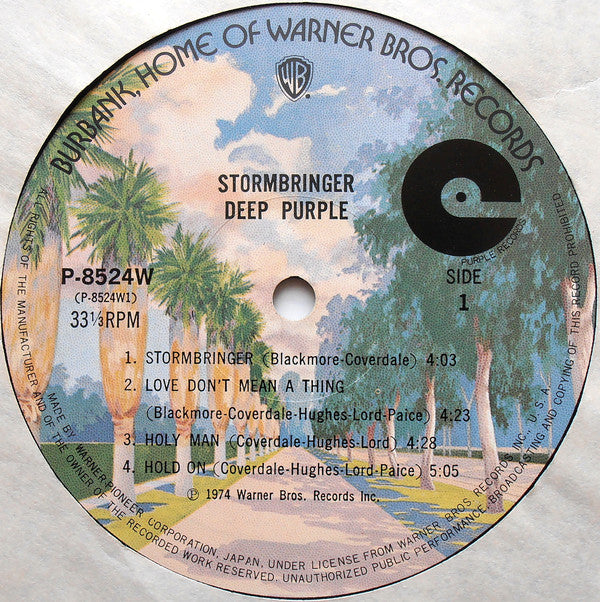 Deep Purple - Stormbringer (LP, Album, Ltd)