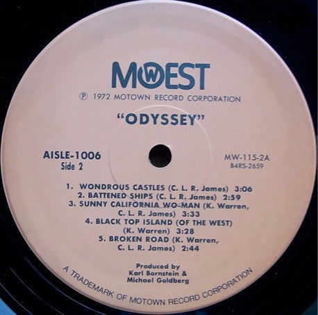 Odyssey (9) - Odyssey (LP, Album, RE)