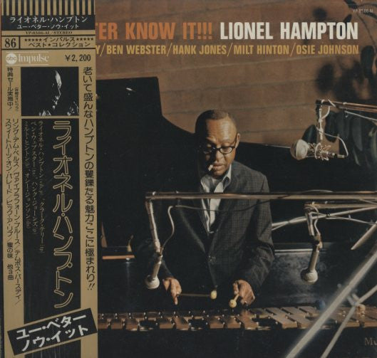 Lionel Hampton - You Better Know It!!! (LP, Album, RE)