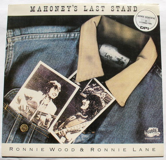 Ronnie Wood* & Ronnie Lane - Mahoney's Last Stand (LP, Album, RE)