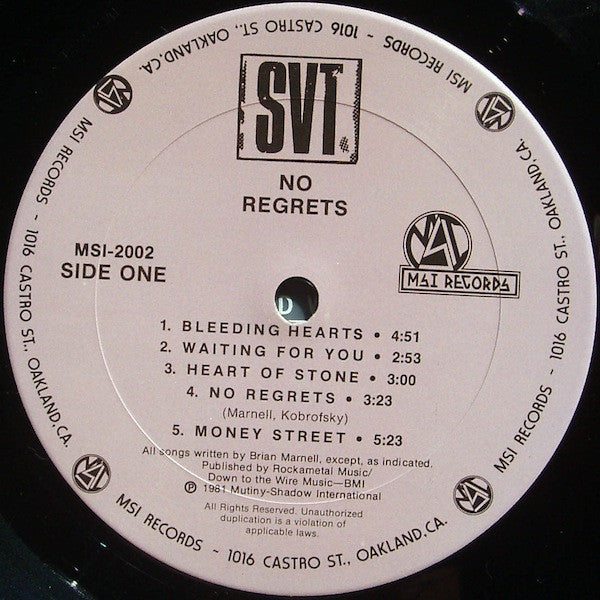 SVT - No Regrets (LP, Album)