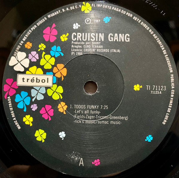 Cruisin' Gang - Let's All Funky (12"")