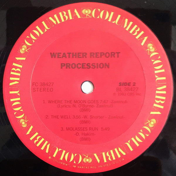 Weather Report - Procession (LP, Album, Pit)