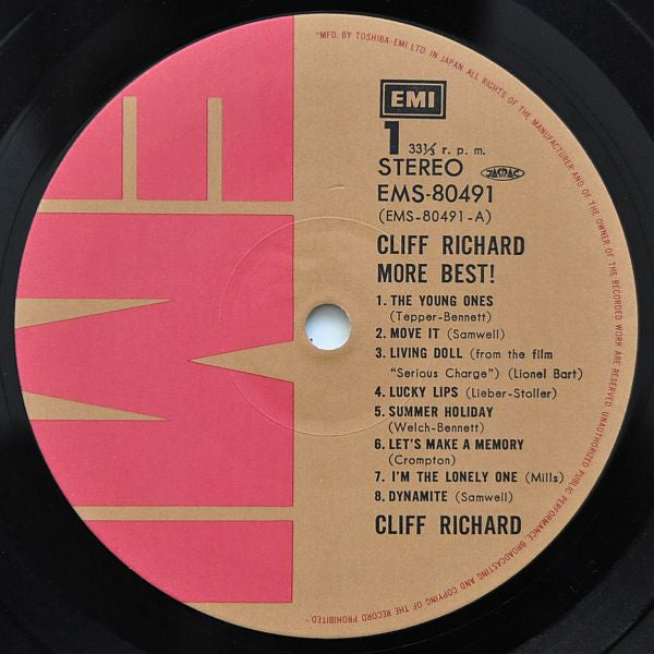 Cliff Richard - More Best! (LP, Comp, Promo)