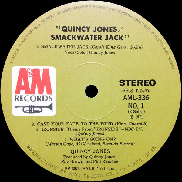 Quincy Jones - Smackwater Jack (LP, Album)