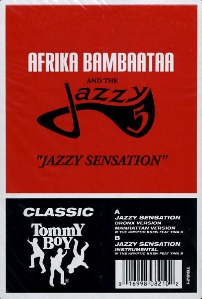 Afrika Bambaataa & The Jazzy 5 - Jazzy Sensation(12", RE)