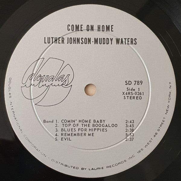 Luther Johnson With Muddy Waters Blues Band - Come On Home (LP)