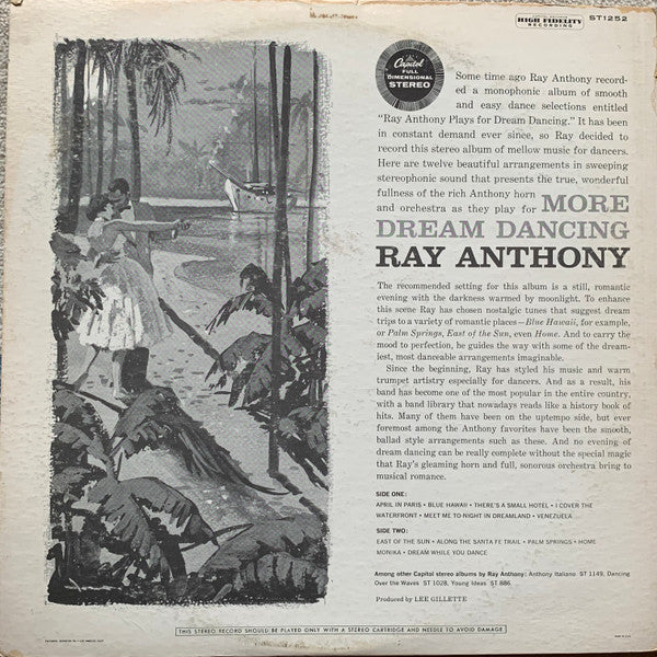 Ray Anthony - More Dream Dancing (LP, Album, Scr)