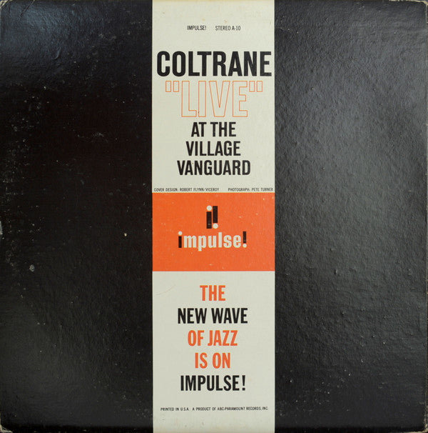 Coltrane* - ""Live"" At The Village Vanguard (LP, Album, RE, Gat)