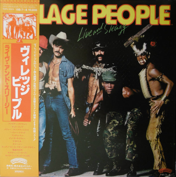 Village People - Live And Sleazy (2xLP, Album)