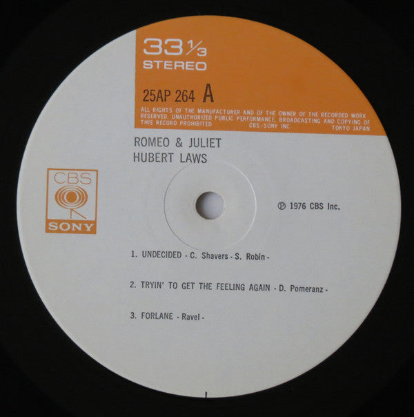 Hubert Laws - Romeo & Juliet (LP, Album)