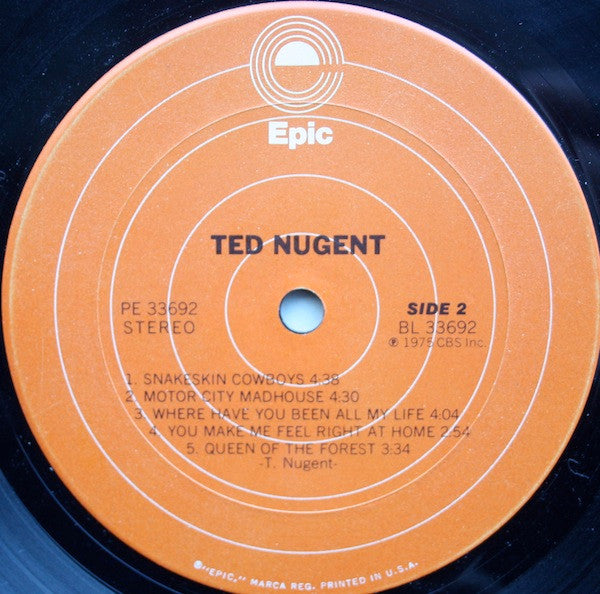 Ted Nugent - Ted Nugent (LP, Album, San)