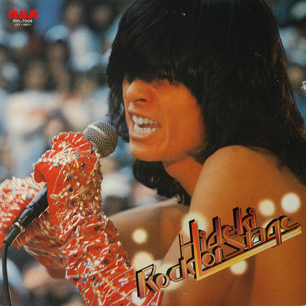 西城秀樹* - Hideki Rock On Stage (LP)