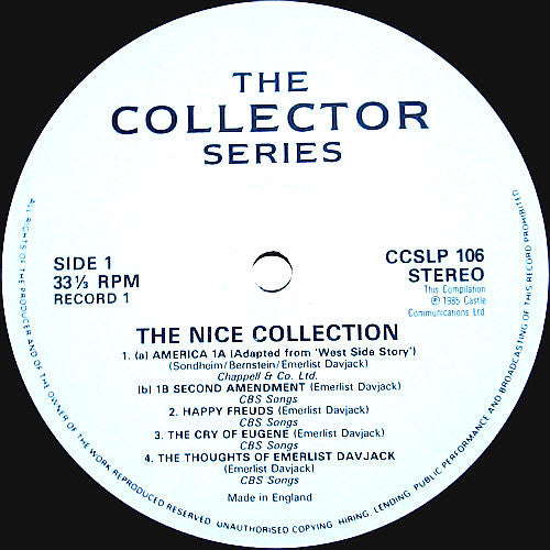 The Nice - The Nice Collection (2xLP, Comp)