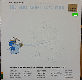 The Blue Angel Jazz Club - Jazz At Pasadena '69 Volume One (LP, Album)