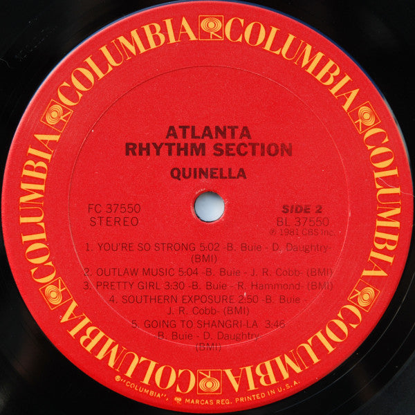 Atlanta Rhythm Section - Quinella (LP, Album, Ter)