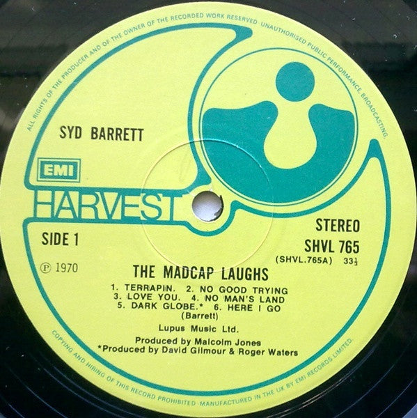 Syd Barrett - The Madcap Laughs (LP, Album, RE, Gat)