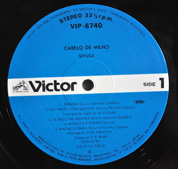 Sivuca - Cabelo De Milho (LP, Album)