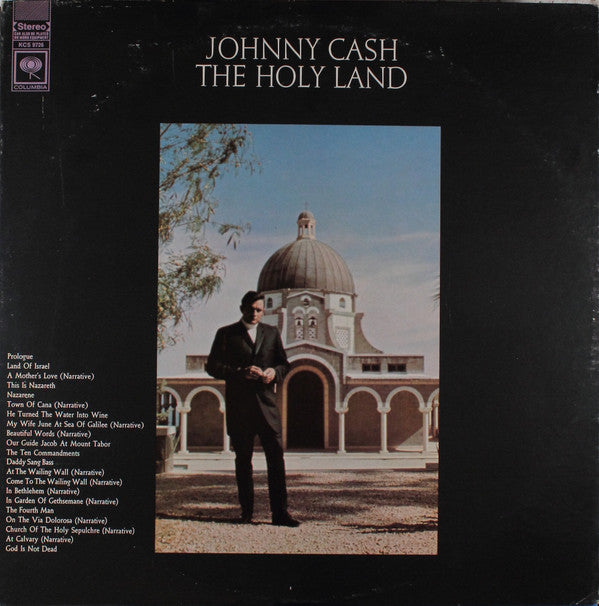 Johnny Cash - The Holy Land (LP, Album, RE)