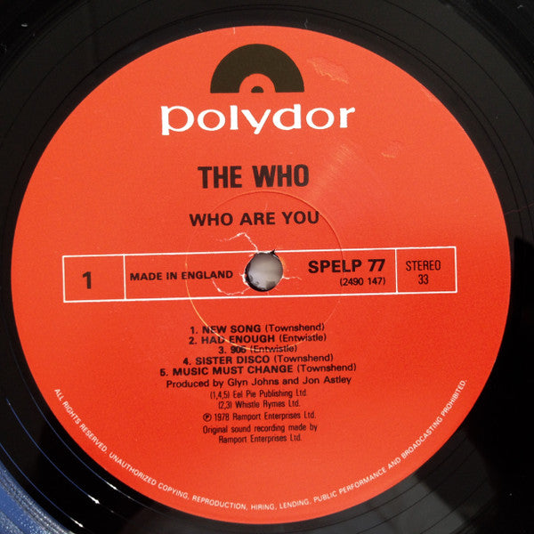 The Who - Who Are You (LP, Album, RE)