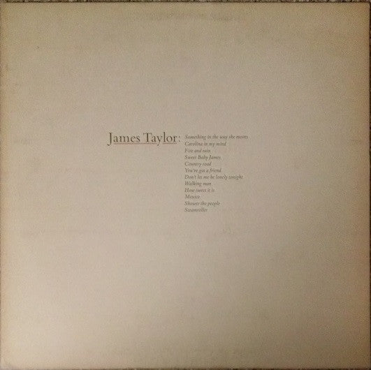 James Taylor (2) - James Taylor's Greatest Hits (LP, Comp, San)