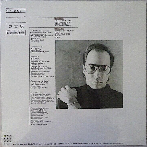 Al Di Meola - Cielo E Terra = 天地創造 (LP, Album)