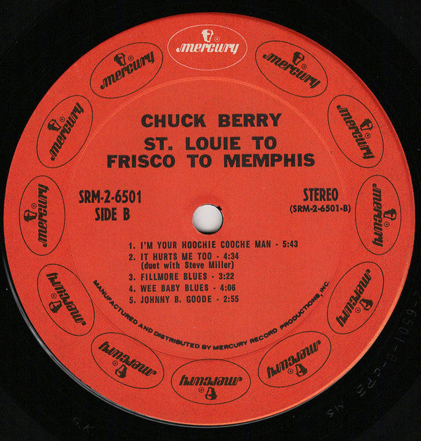 Chuck Berry - St. Louie To Frisco To Memphis (2xLP, Comp)