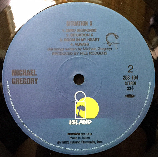 Michael Gregory - Situation X (LP, Album)