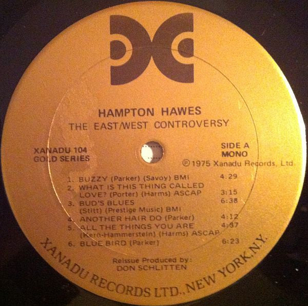 Hampton Hawes - The East/West Controversy(LP, Album)