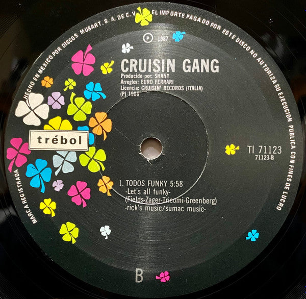 Cruisin' Gang - Let's All Funky (12"")