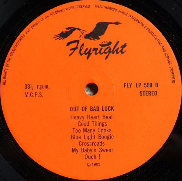 Various - Out Of Bad Luck (1961-1966 Chicago Blues From USA & Chief...