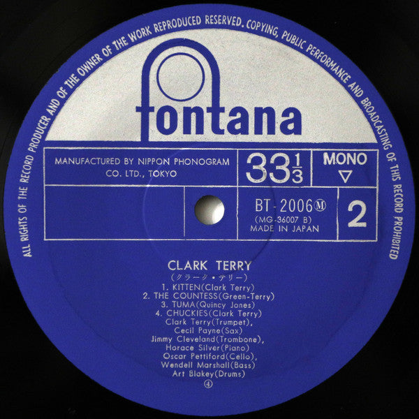 Clark Terry - Clark Terry (LP, Album, Mono, RE)