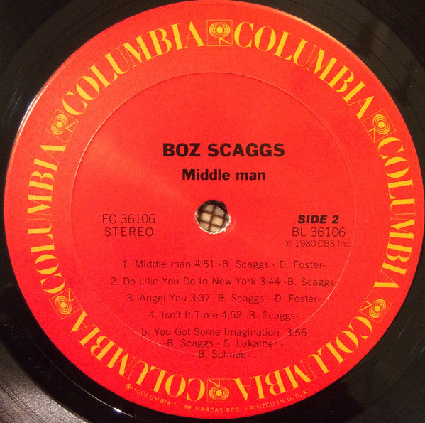Boz Scaggs - Middle Man (LP, Album)