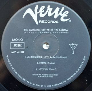 Tal Farlow - The Swinging Guitar Of Tal Farlow (LP, Album, Mono, RE)