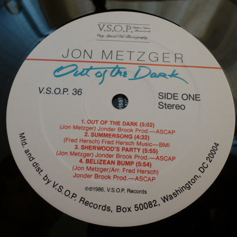 Jon Metzger - Out Of The Dark (LP, Album)