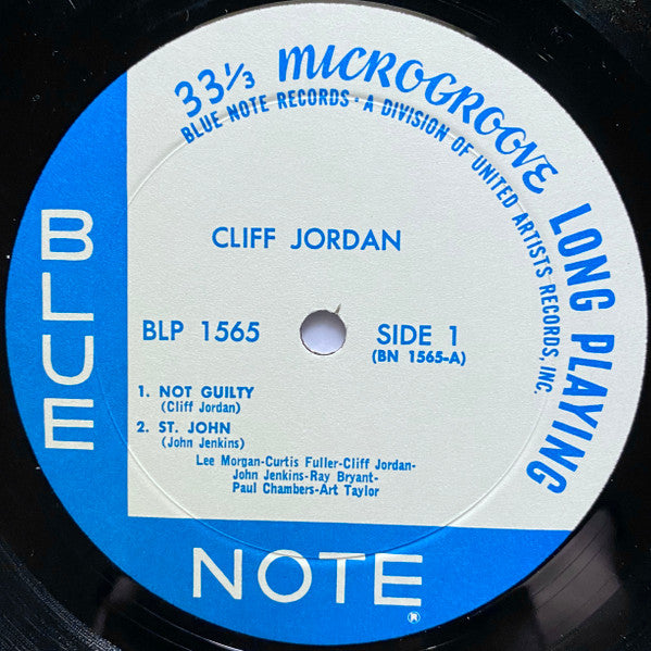 Cliff Jordan* - Cliff Jordan (LP, Album, Mono, RE)