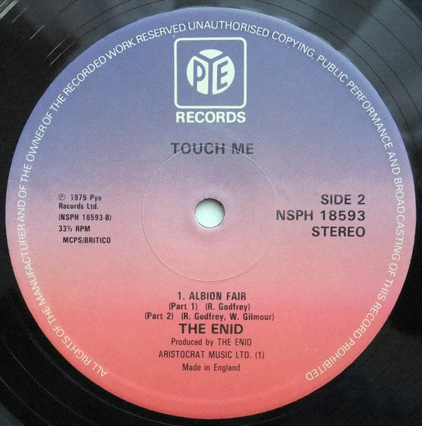 The Enid - Touch Me (LP, Album)